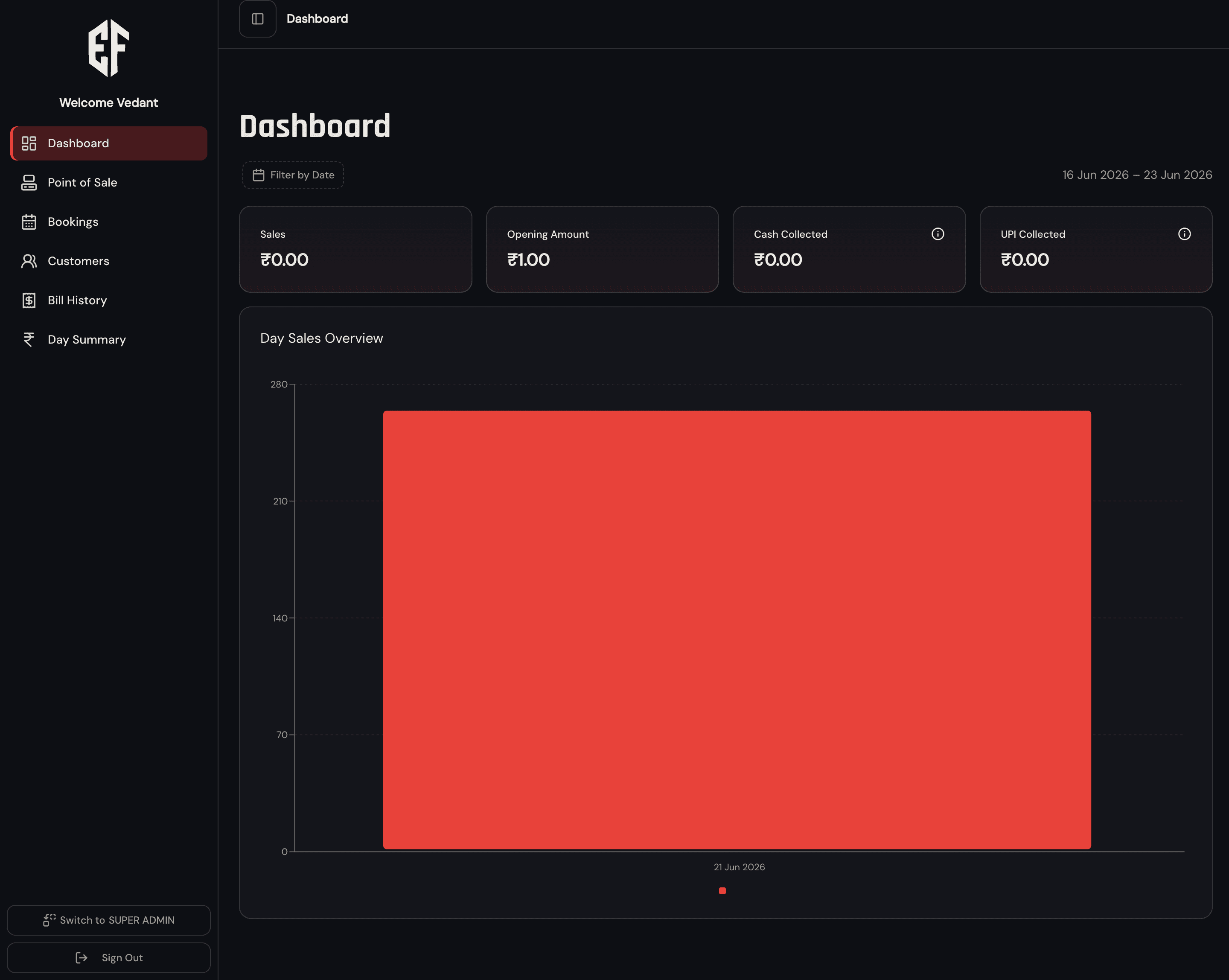 Point of Sale System screenshot 1